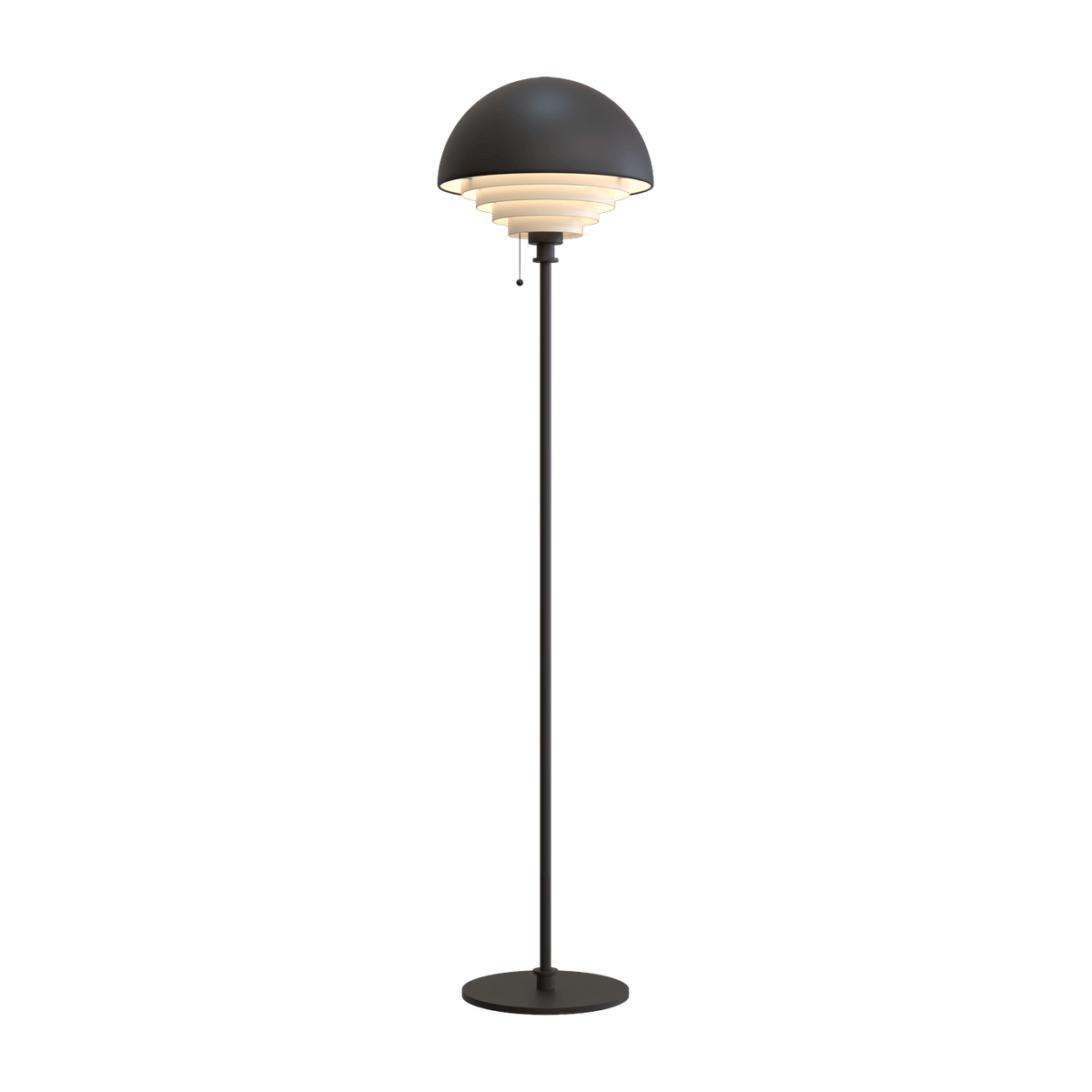Lampadaire noir 150 cm Motown - Herstal - The Cool Republic