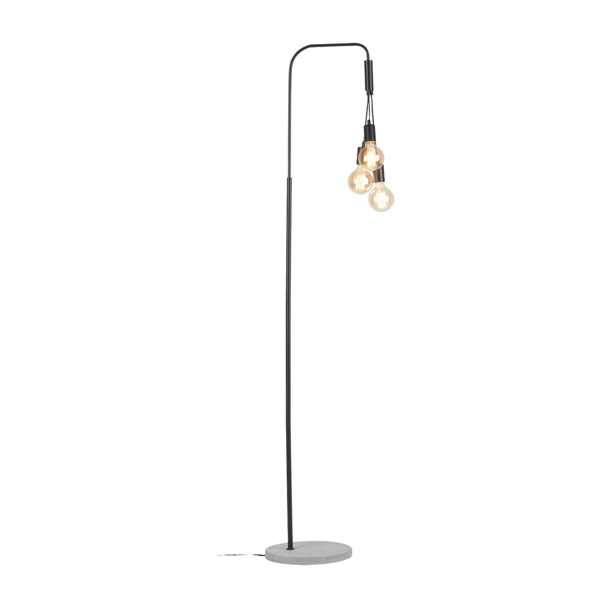 Lampadaire noir 3 ampoules Oslo - It's about Romi - The Cool Republic