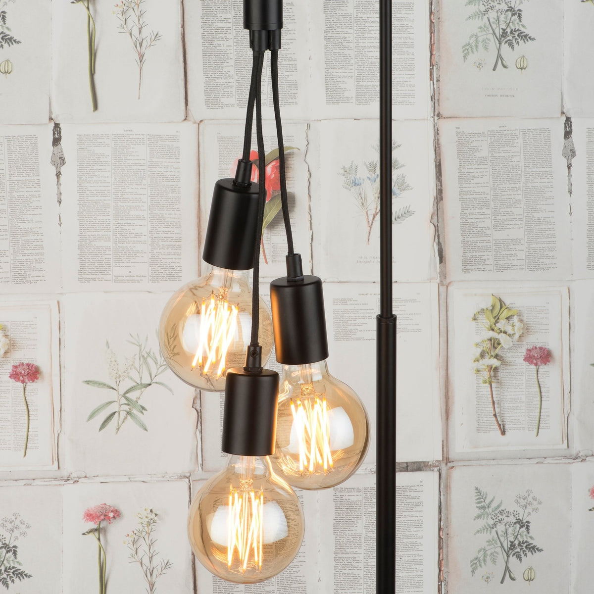 Lampadaire noir 3 ampoules Oslo - It's about Romi - The Cool Republic