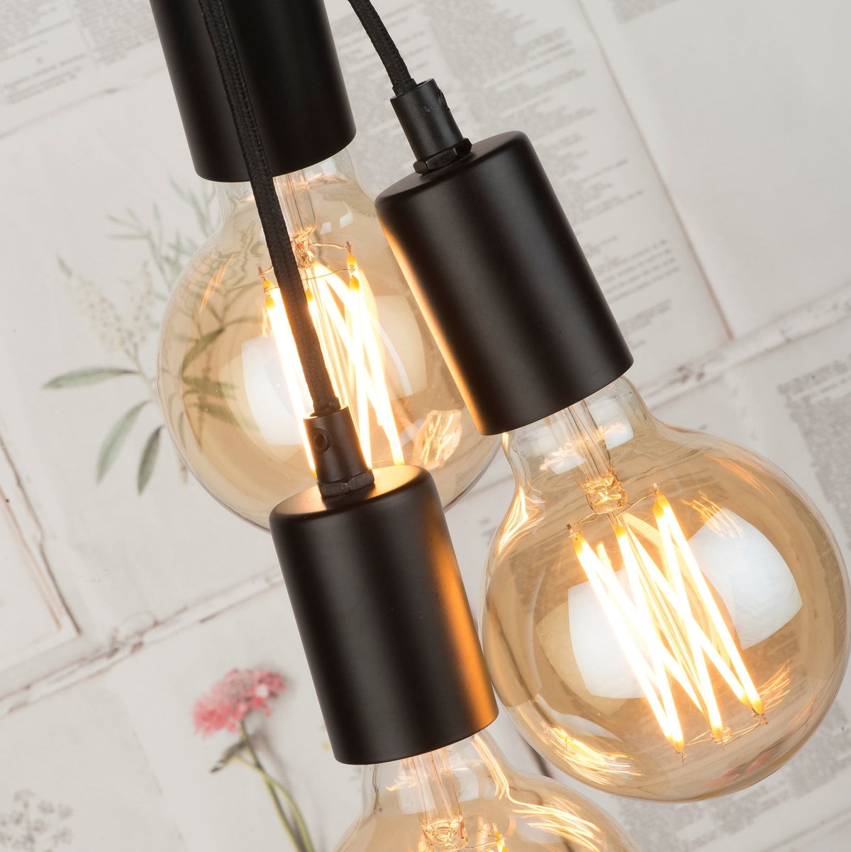 Lampadaire noir 3 ampoules Oslo - It's about Romi - The Cool Republic