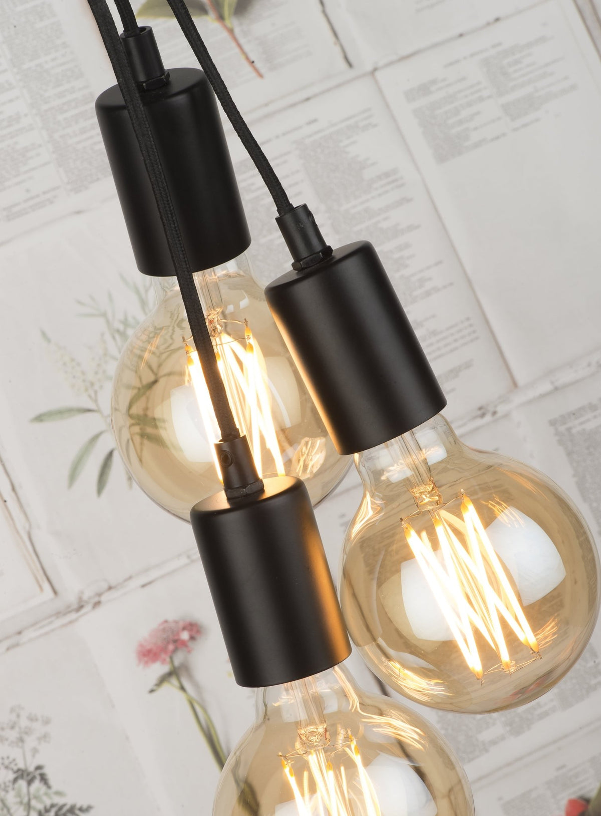 Lampadaire noir 3 ampoules Oslo - It's about Romi - The Cool Republic