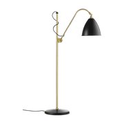 Black floor lamp base golden brass 21 cm BL3 - Gubi - The Cool Republic