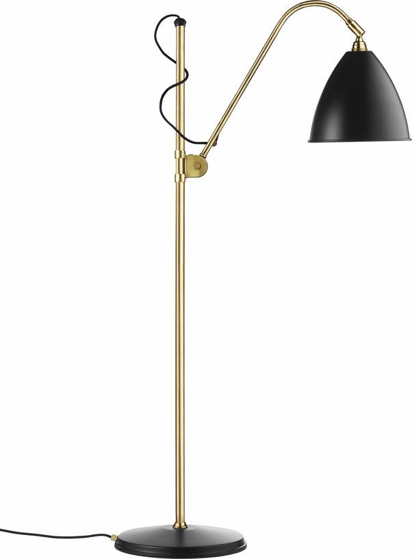 Lampadaire noir base dorée en laiton 21 cm BL3 - Gubi - The Cool Republic