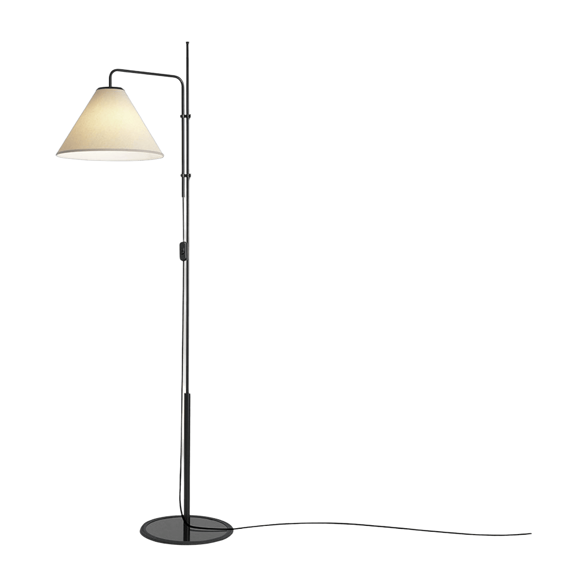 Lampadaire noir et beige Funiculí - Marset - The Cool Republic