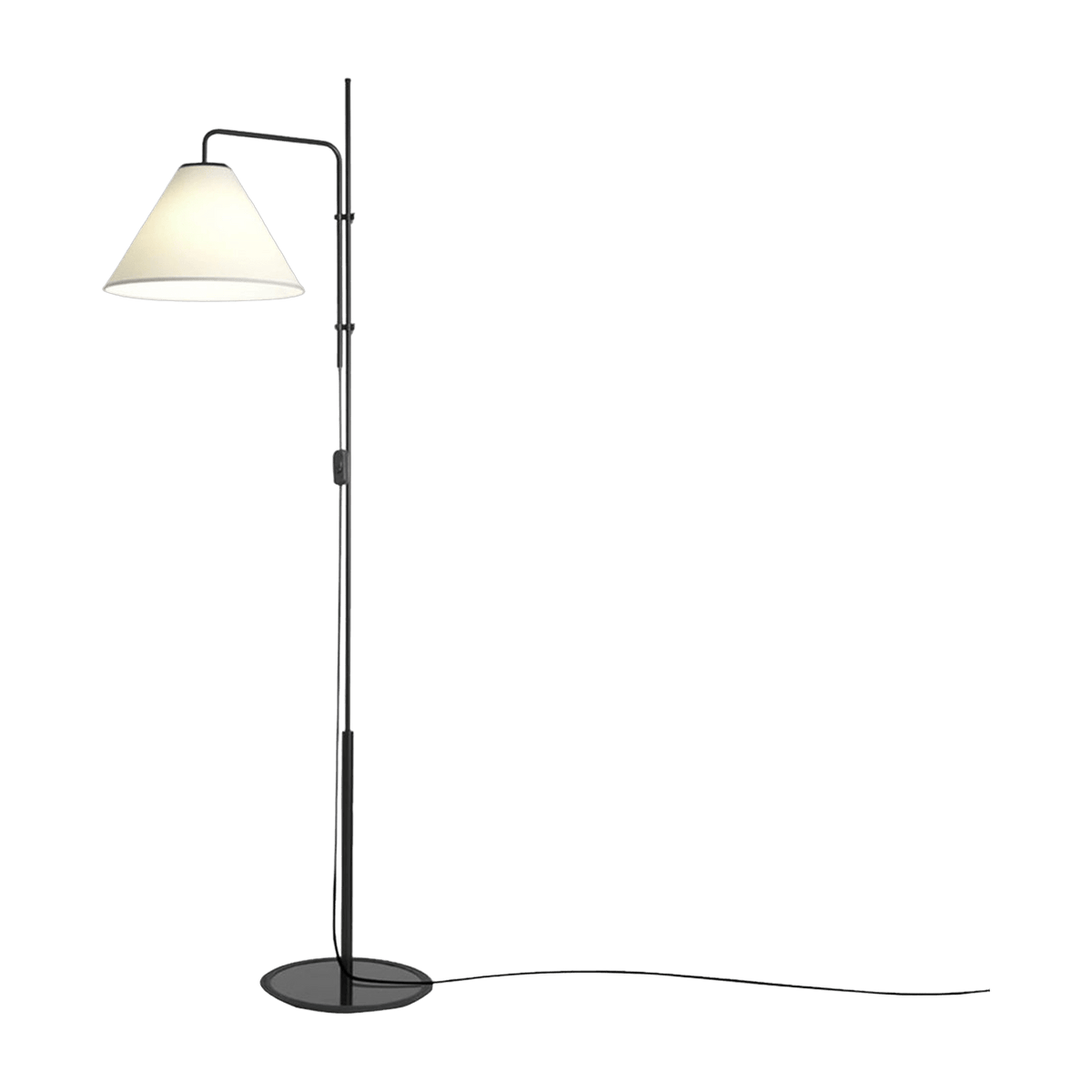 Lampadaire noir et blanc Funiculí - Marset - The Cool Republic