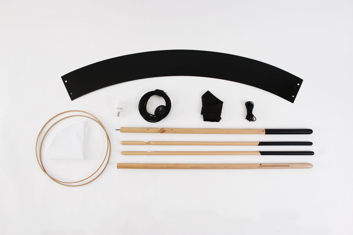 Lampadaire noir KA XL Functional - Woodendot - The Cool Republic
