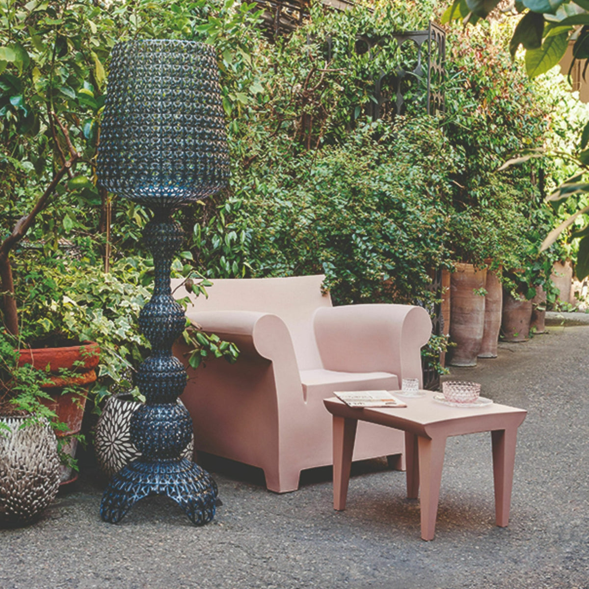 Lampadaire noir Kabuki - Kartell - The Cool Republic