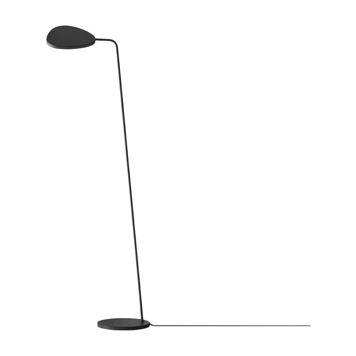 Lampadaire noir Leaf - Muuto - The Cool Republic