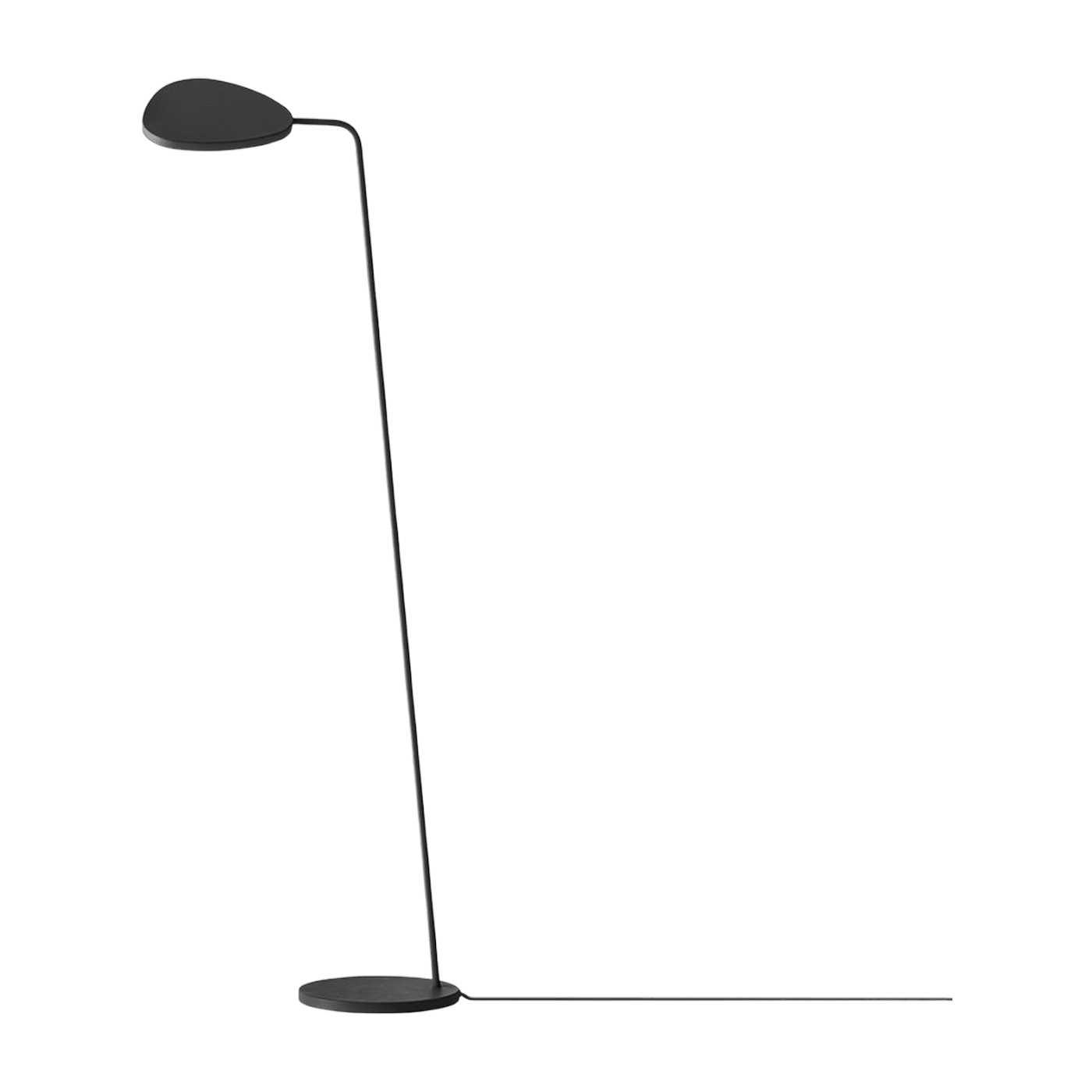 Lampadaire noir Leaf - Muuto - The Cool Republic