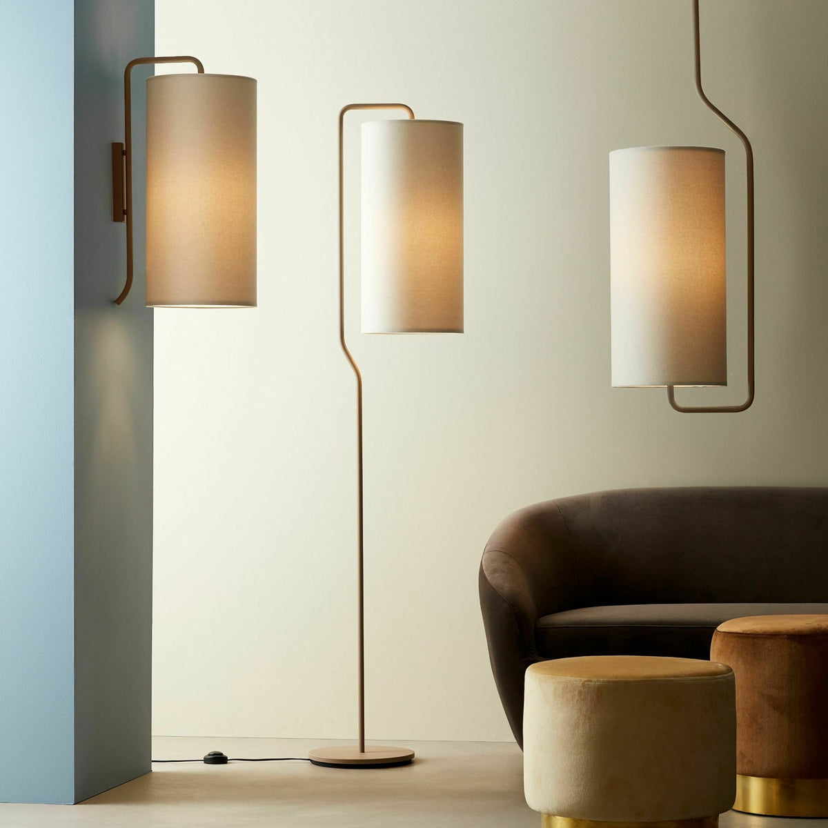 Lampadaire noir Pensile - Belid - The Cool Republic