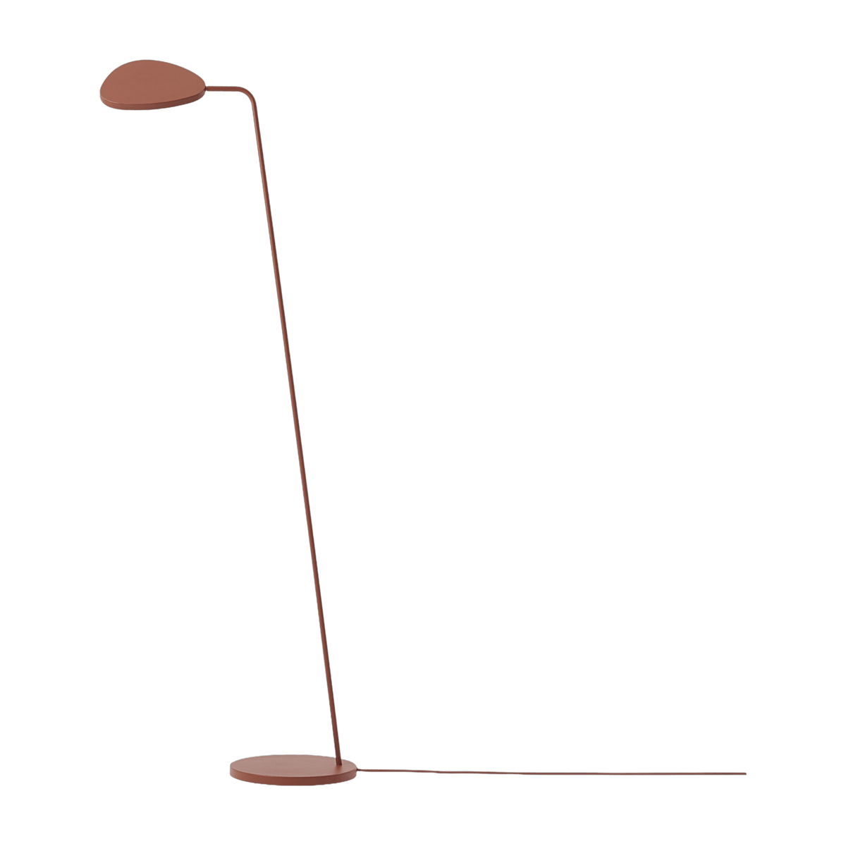 Lampadaire rouge foncé Leaf - Muuto - The Cool Republic