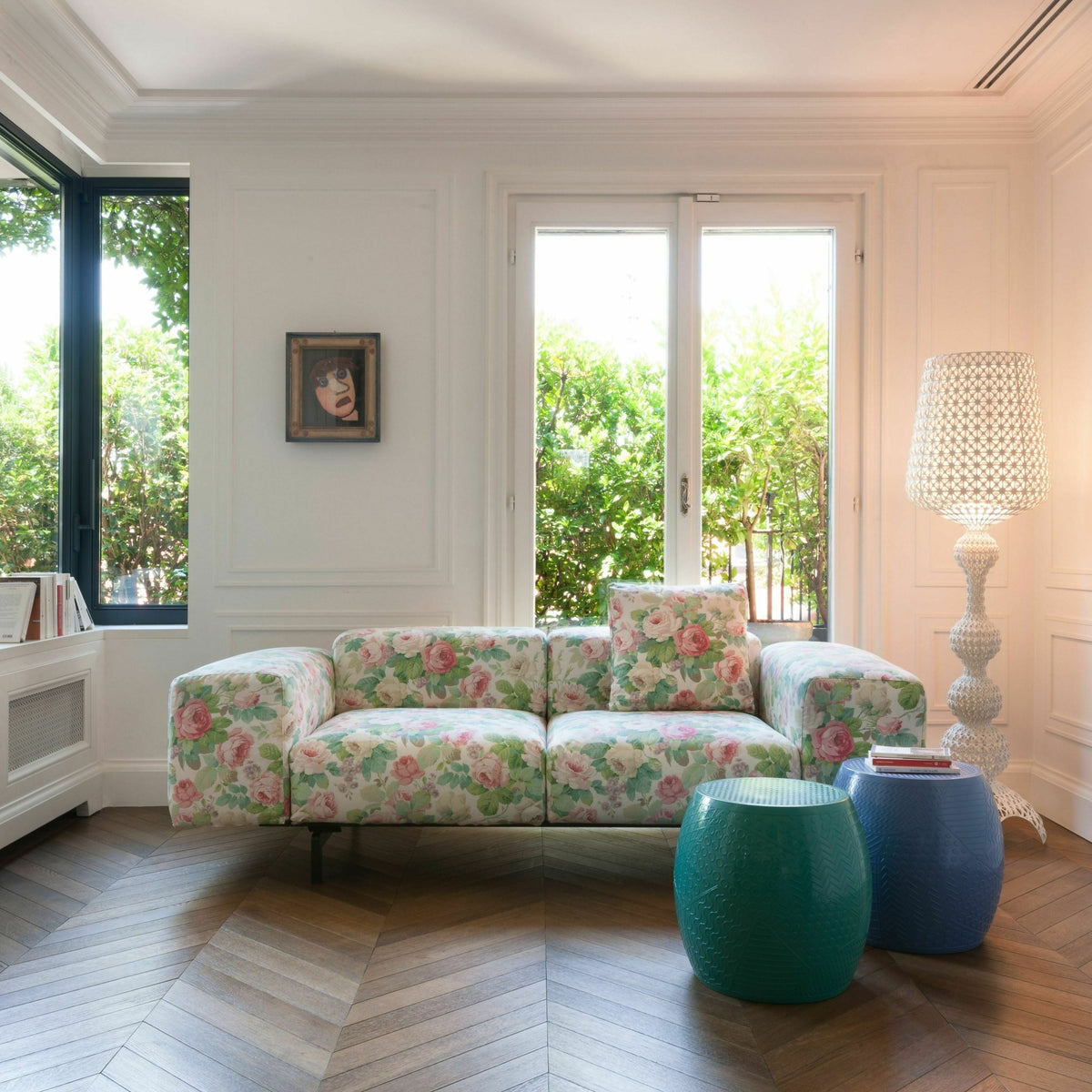 Lampadaire transparent Kabuki - Kartell - The Cool Republic