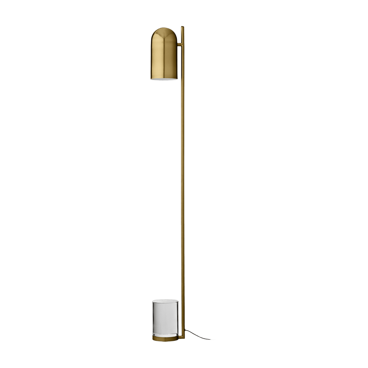 Lampadaire verre et or Luceo - Aytm - The Cool Republic