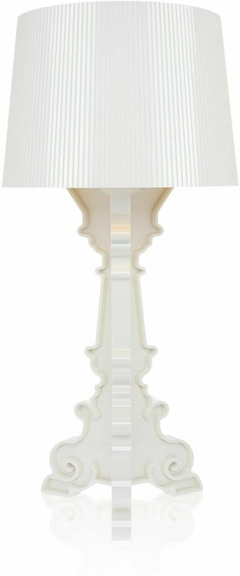Lampe à hauteur réglable blanc et doré Bourgie - Kartell - The Cool Republic