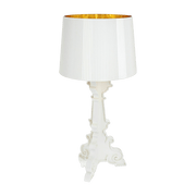 Lampe à hauteur réglable blanc et doré Bourgie - Kartell - The Cool Republic