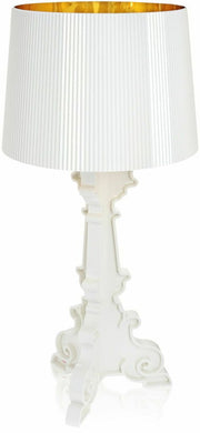 Lampe à hauteur réglable blanc et doré Bourgie - Kartell - The Cool Republic
