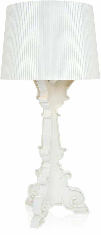 Lampe à hauteur réglable blanc et doré Bourgie - Kartell - The Cool Republic