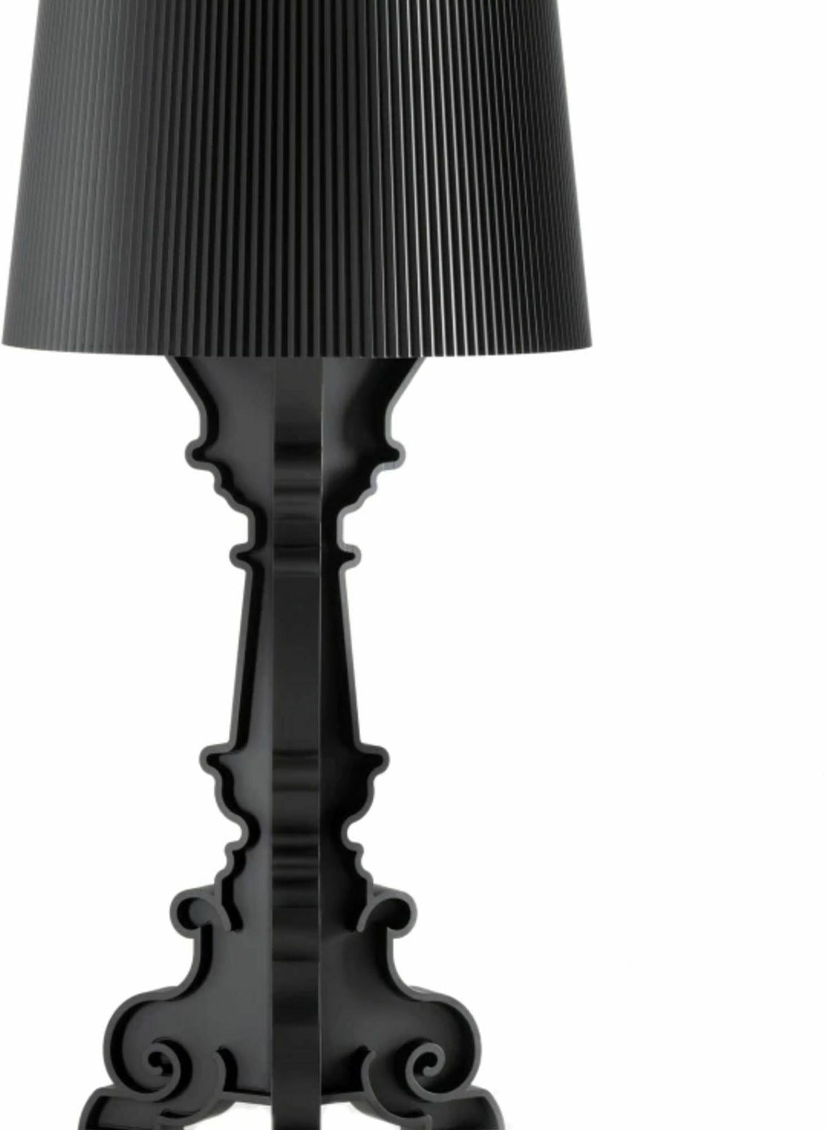 Lampe à hauteur réglable noire finition mat Bourgie - Kartell - The Cool Republic