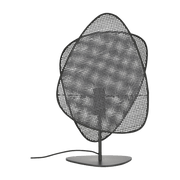 Lampe à poser 2 écrans en cannage noir 33 x 18 x 51 cm Screen - Market set - The Cool Republic