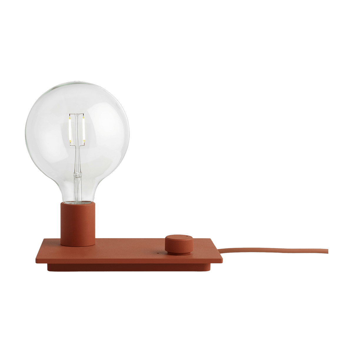 Table lamp with variable intensity red Control - Muuto - The Cool Republic