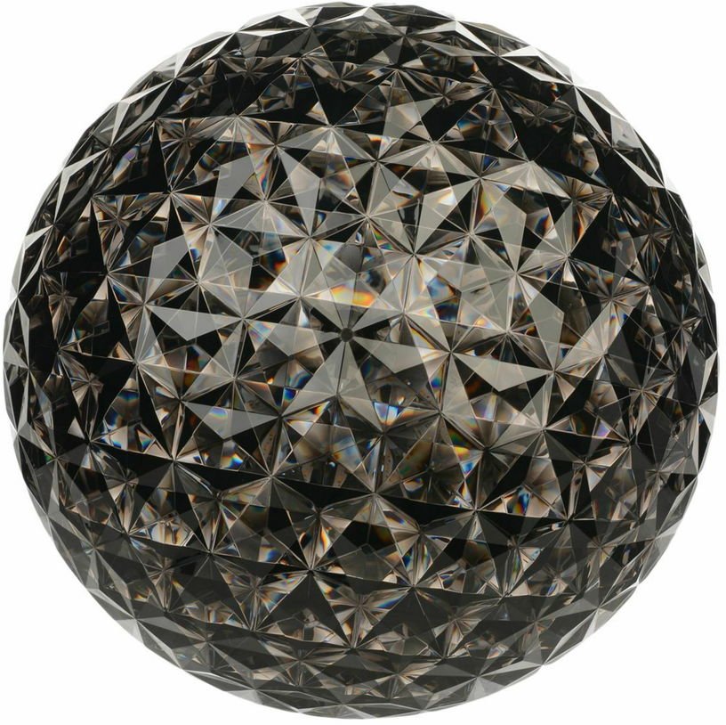 Lampe à poser argentée Planet - Kartell - The Cool Republic