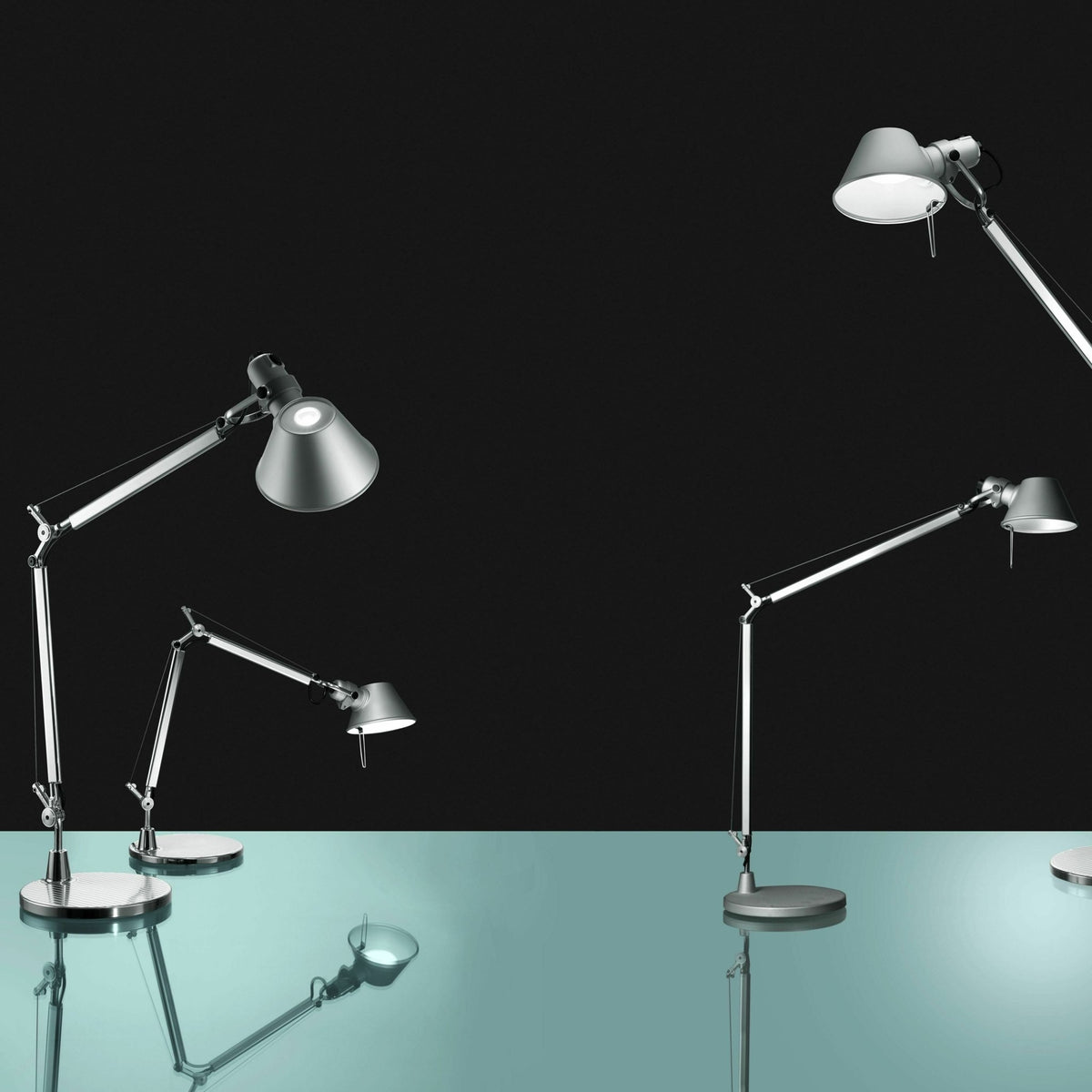 Lampe à poser blanc brillant Tolomeo Micro table - Artemide - The Cool Republic
