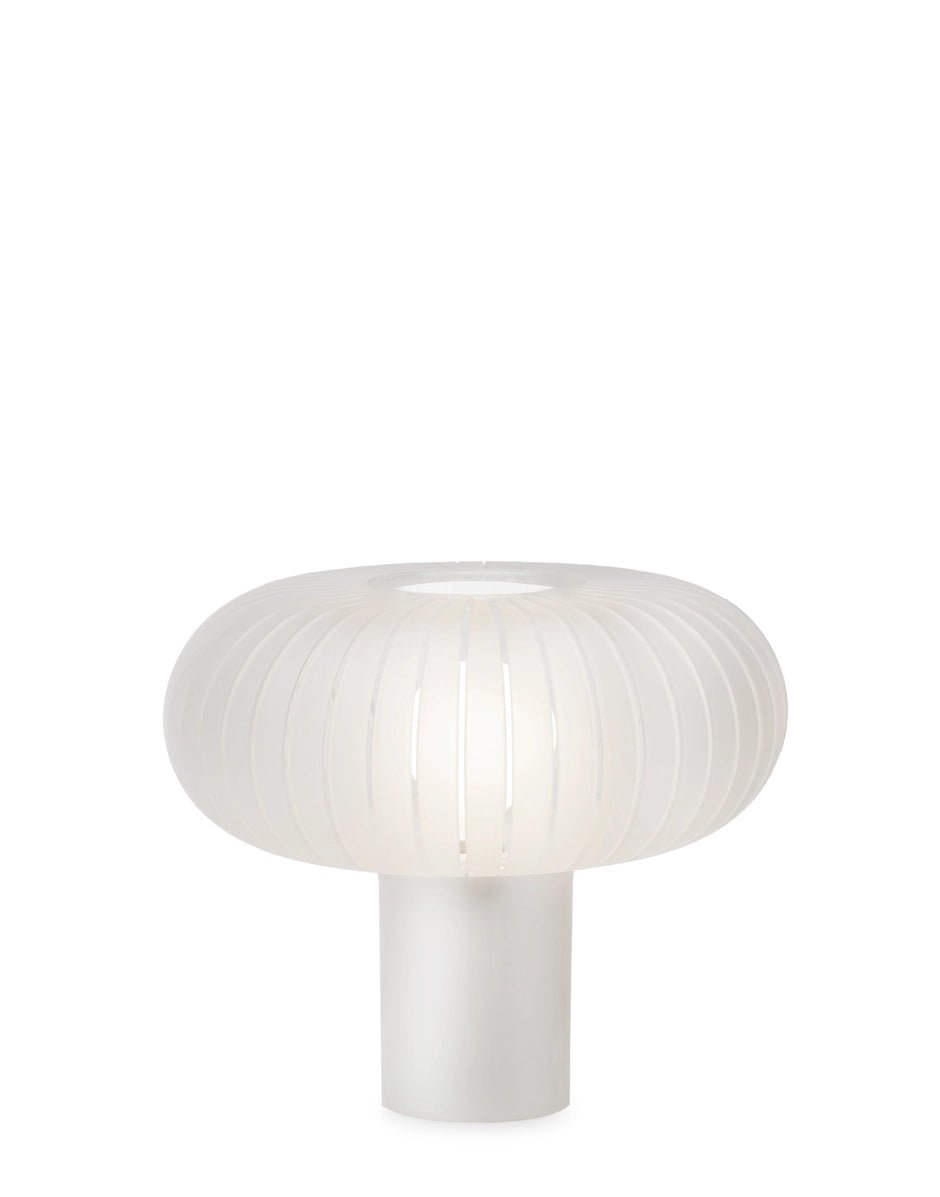 Lampe à poser blanc glacée 50 cm Teresa Frozen - Kartell - The Cool Republic