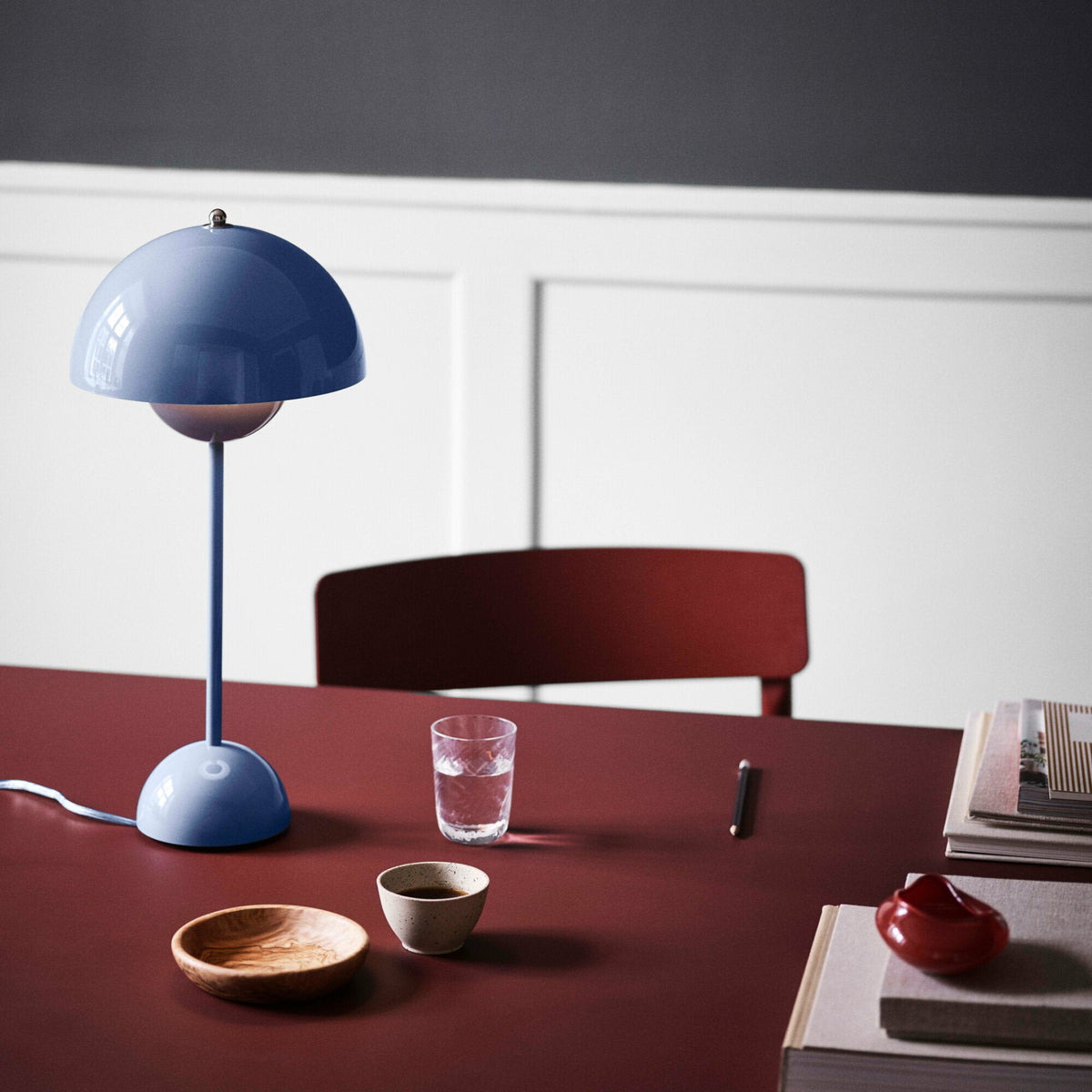 Lampe à poser blanc mat Flowerpot VP3 - &tradition - The Cool Republic