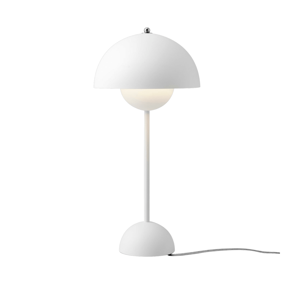 Lampe à poser blanc mat Flowerpot VP3 - &tradition - The Cool Republic