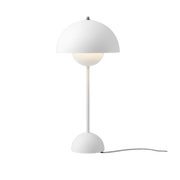 Lampe à poser blanc mat Flowerpot VP3 - &tradition - The Cool Republic