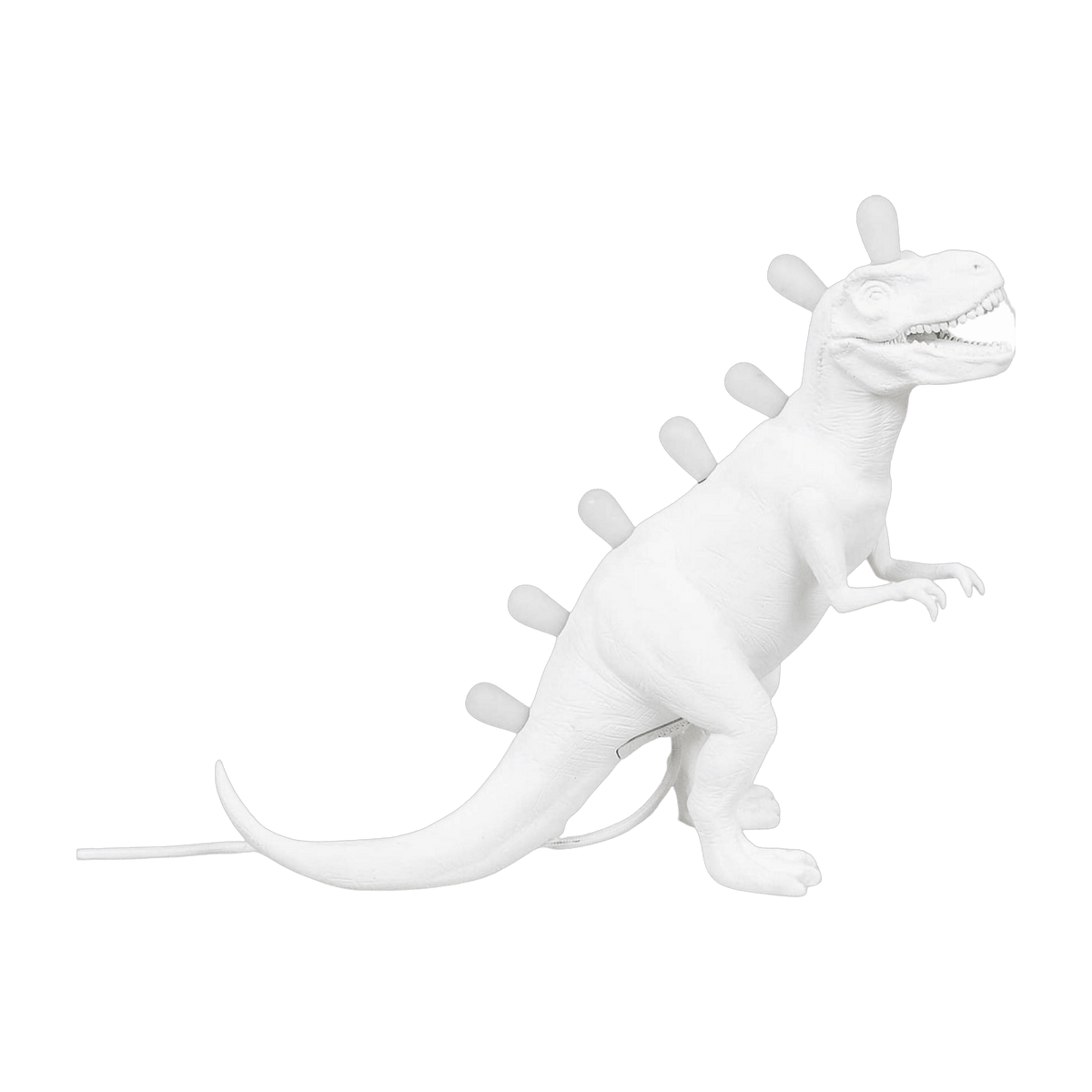 Lampe à poser blanche 13 x 33,5 cm T-Rex Jurassic - Seletti - The Cool Republic