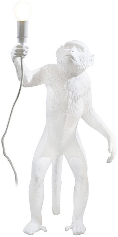 Lampe à poser blanche 54 cm Monkey debout - Seletti - The Cool Republic
