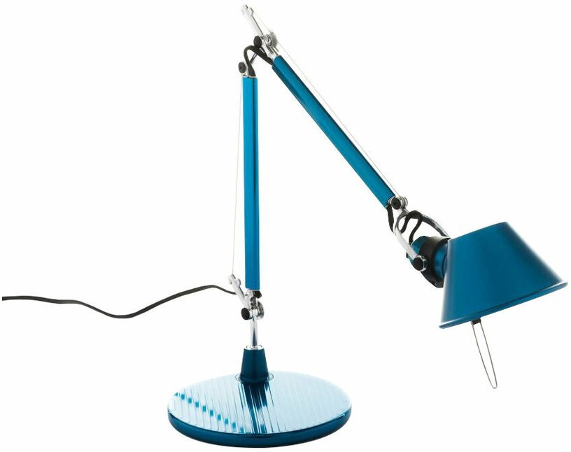 Lampe à poser bleu Tolomeo Micro table - Artemide - The Cool Republic
