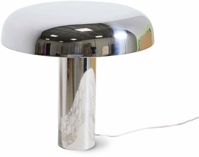 Lampe à poser champignon Chrome - HKLIVING - The Cool Republic