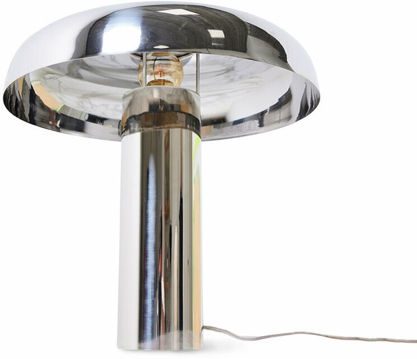 Lampe à poser champignon Chrome - HKLIVING - The Cool Republic