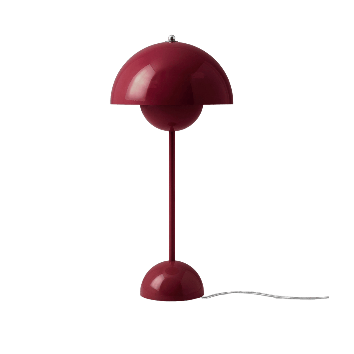 Lampe à poser dark plum Flowerpot VP3 - &tradition - The Cool Republic