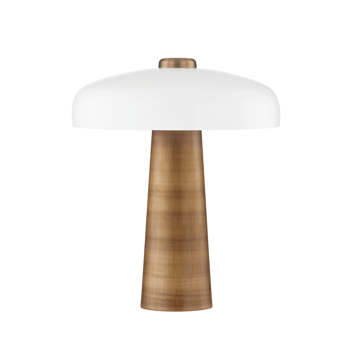 Lampe à poser en acier laiton patiné 41x48cm Lush - Troy Lighting - The Cool Republic