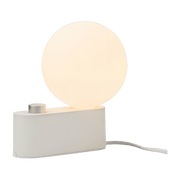 Lampe à poser en aluminium blanc craie 22 x 15 cm Alumina - Tala - The Cool Republic