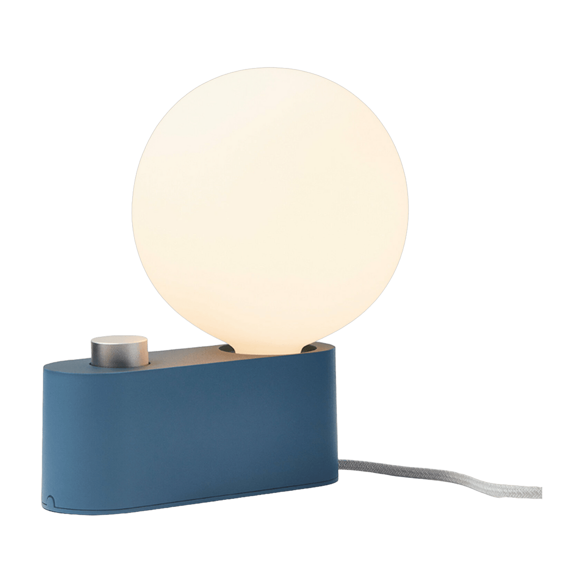 Lampe à poser en aluminium bleu saphire 22 x 15 cm Alumina - Tala - The Cool Republic