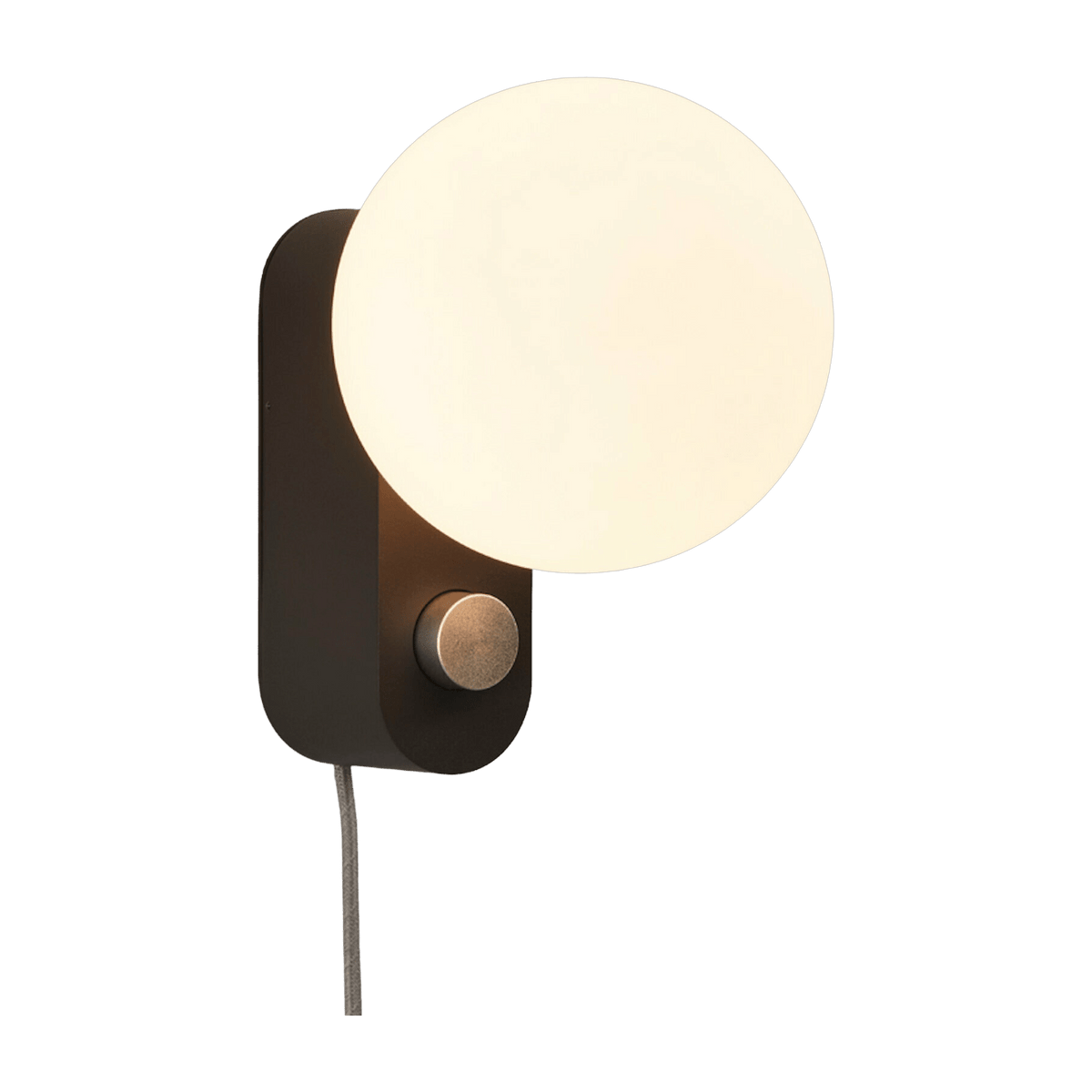Lampe à poser en aluminium noir charbon 22 x 15 cm Alumina - Tala - The Cool Republic