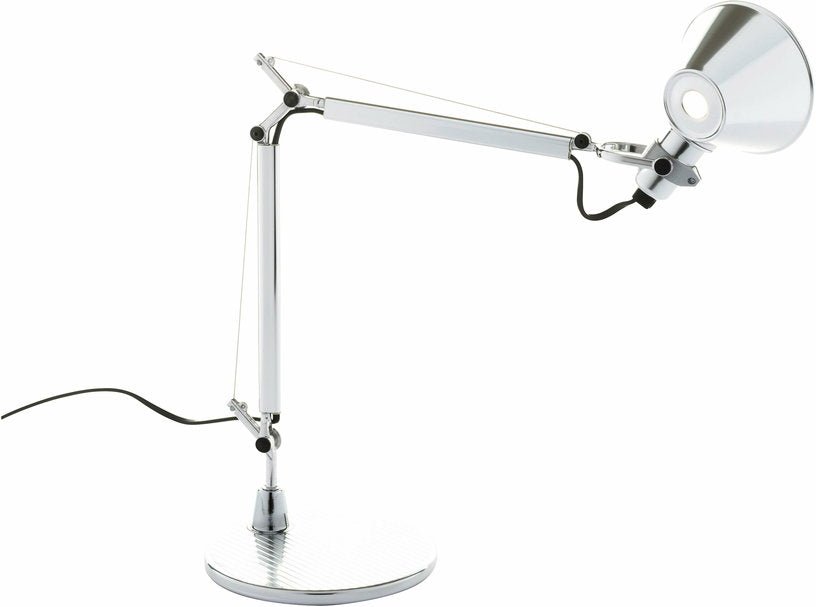 Lampe à poser en aluminium poli Tolomeo Micro table - Artemide - The Cool Republic