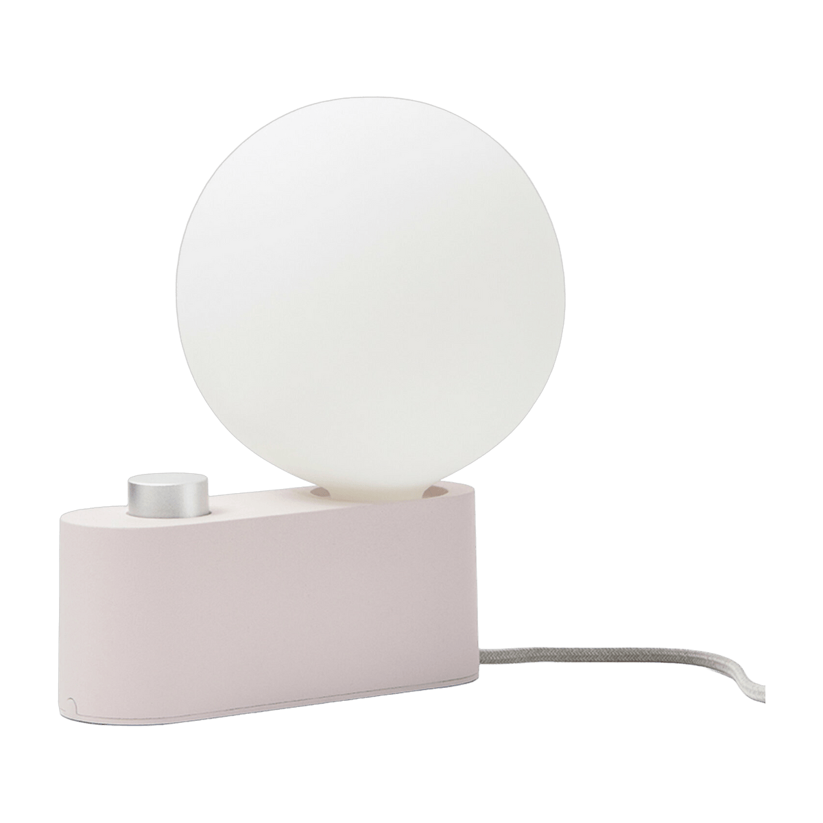 Lampe à poser en aluminium rose pâle 22 x 15 cm Alumina - Tala - The Cool Republic