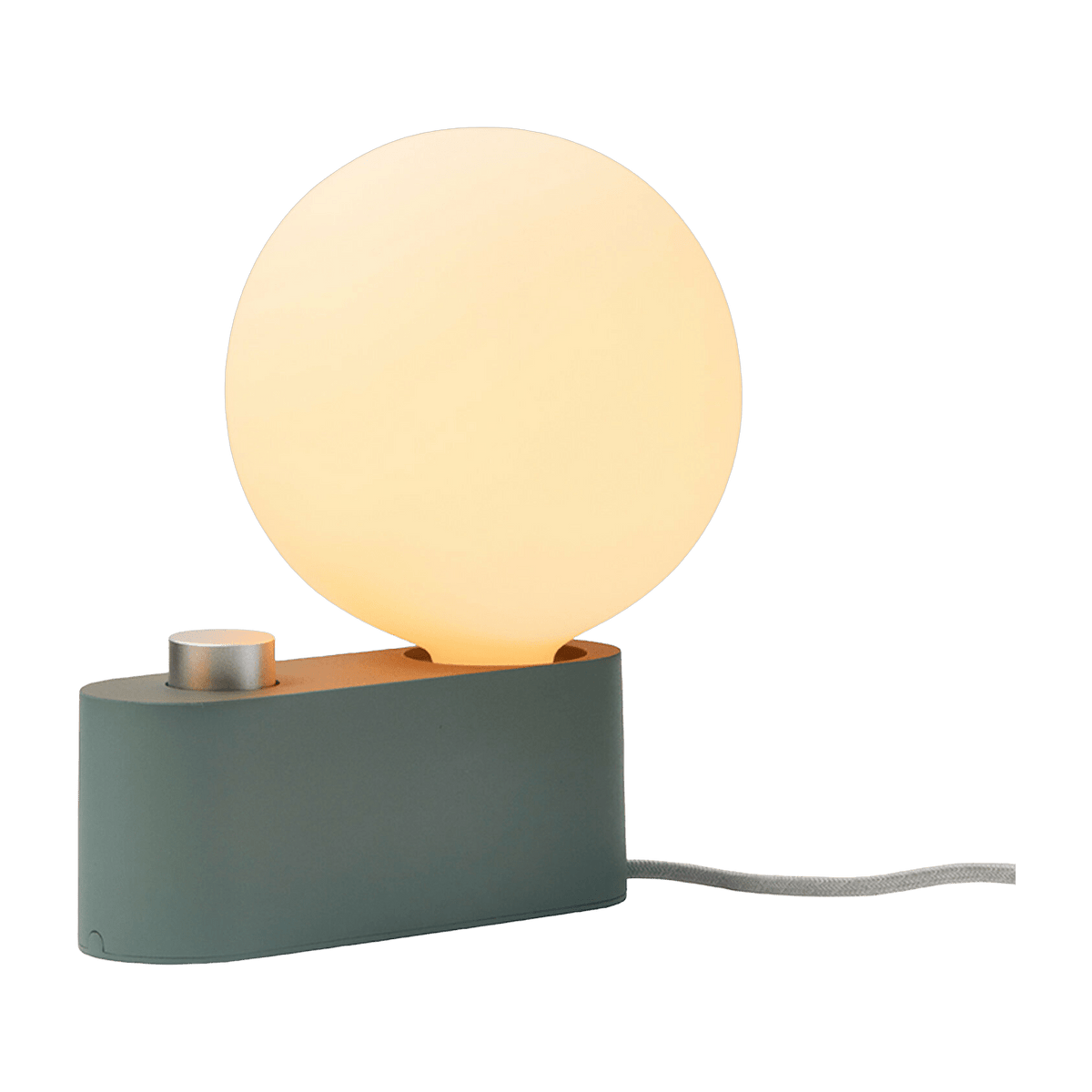 Lampe à poser en aluminium vert sauge 22 x 15 cm Alumina - Tala - The Cool Republic