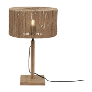Lampe à poser en bambou naturel avec abat-jour naturel 30x37 cm Iguazu - Good & Mojo - The Cool Republic