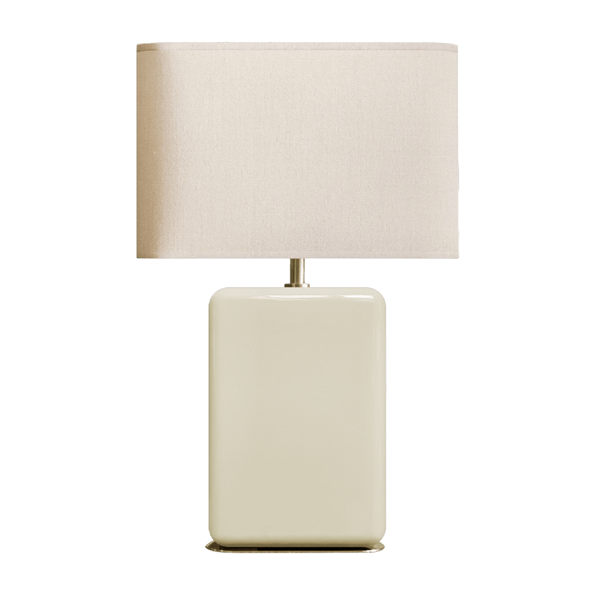 Lampe à poser en bois laqué ivoire Bourbon - RED Edition - The Cool Republic
