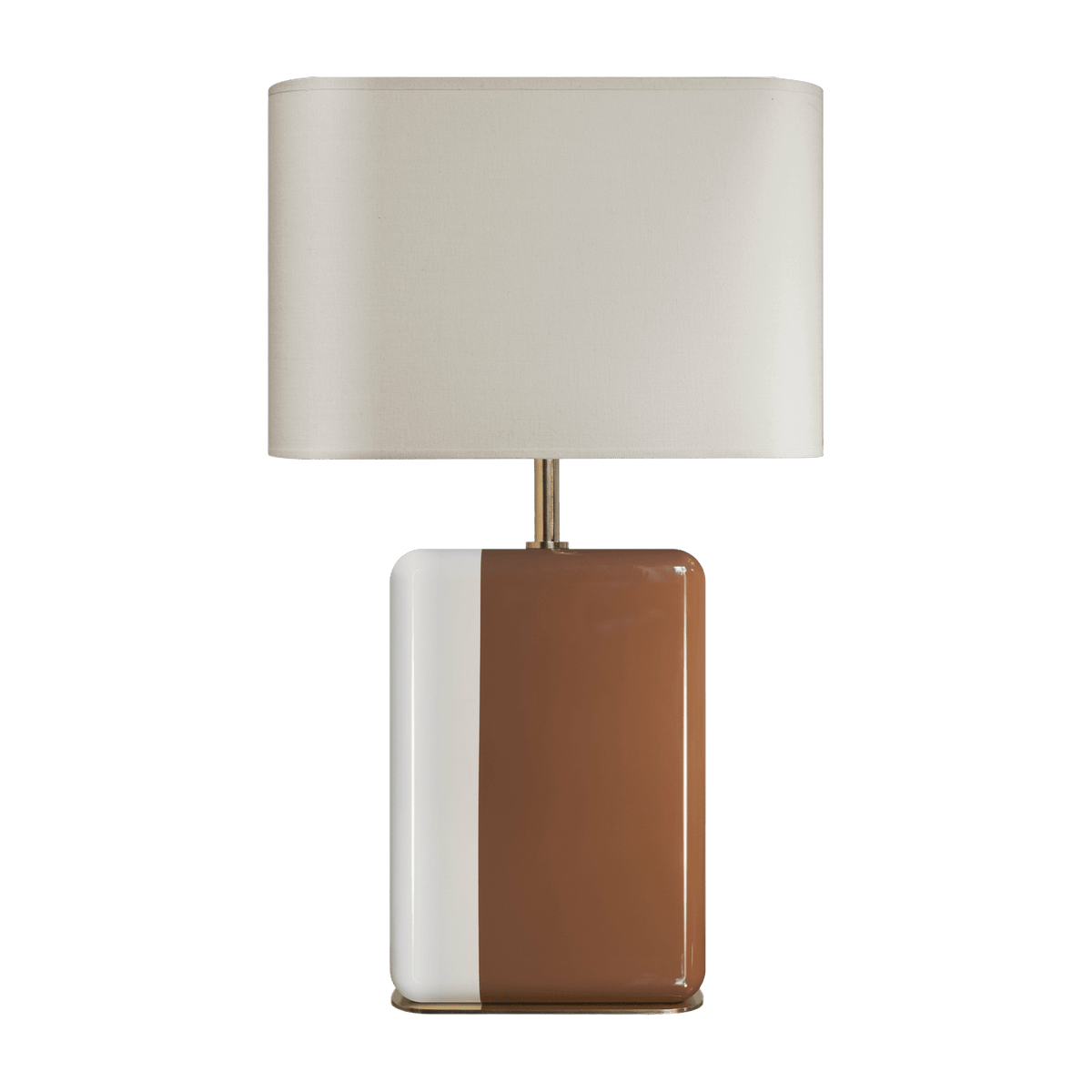 Lampe à poser en bois laqué ivoire sienne 49cm Bourbon - RED Edition - The Cool Republic