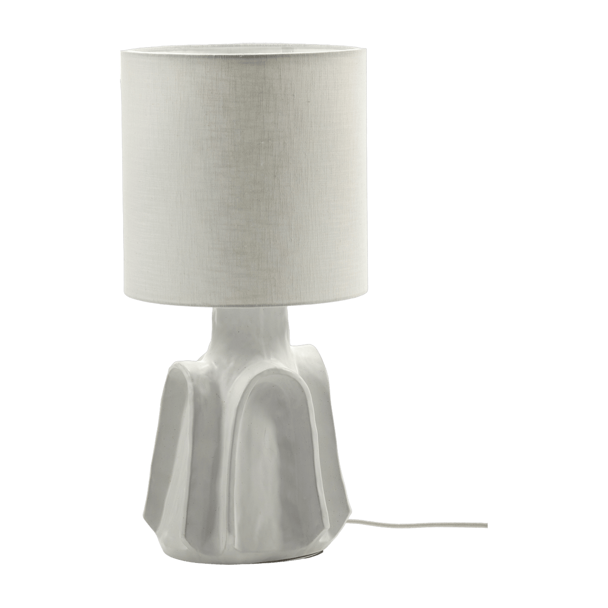 Lampe à poser en grès blanc 25 x 53 cm Billy - Serax - The Cool Republic