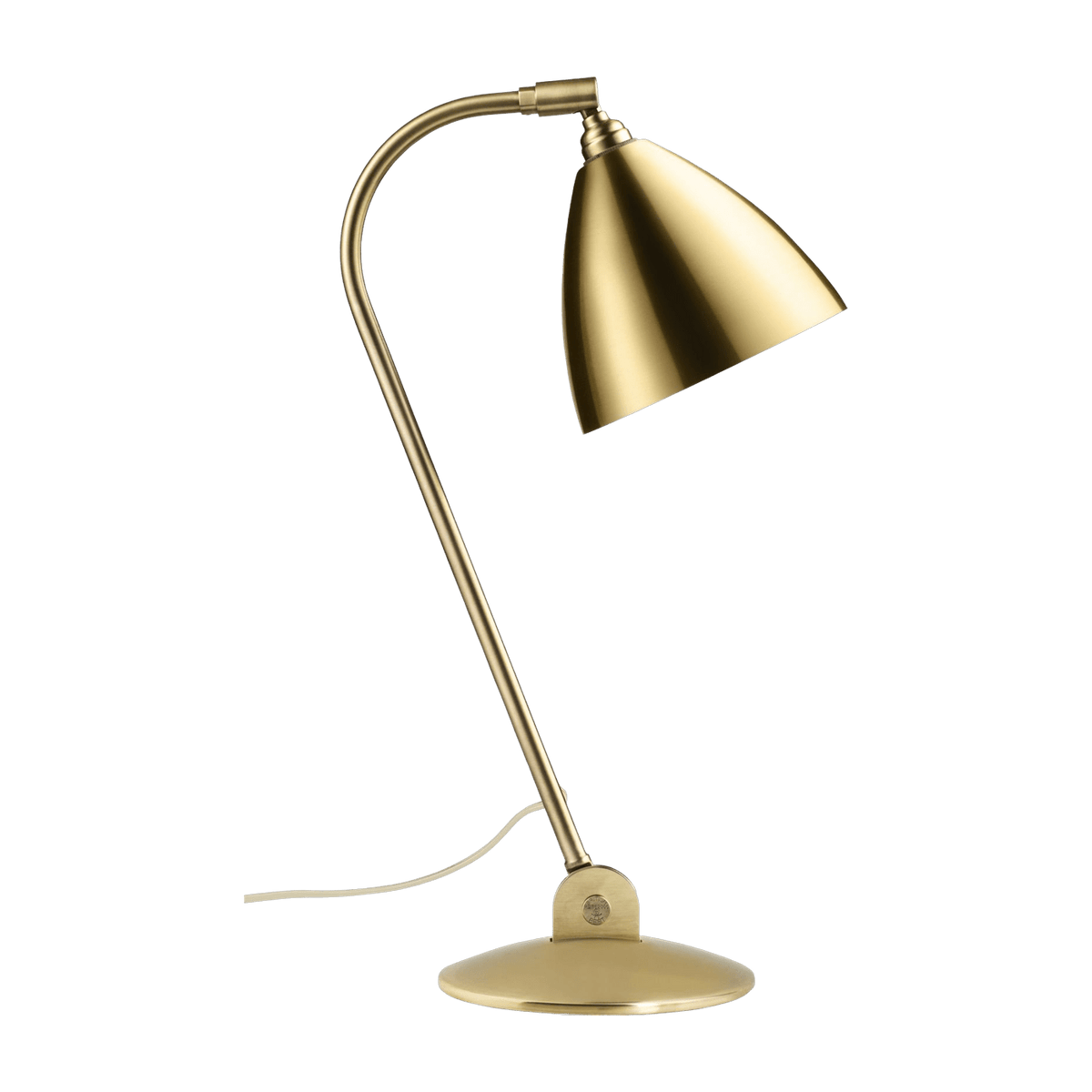 Lampe à poser en laiton bestlite 50 cm BL2 - Gubi - The Cool Republic