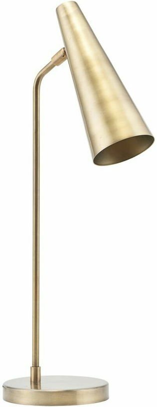Lampe à poser en laiton doré 21 x 52 cm Precise - House Doctor - The Cool Republic