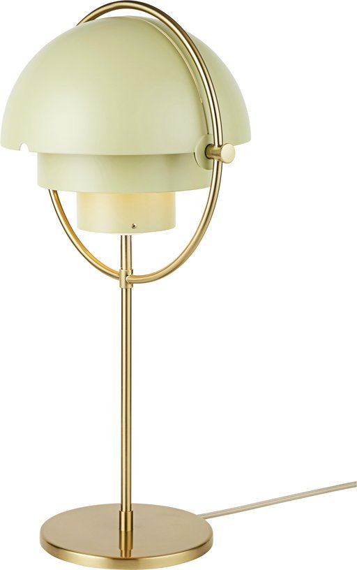 Lampe à poser en laiton doré et métal vert sauge Multi - Lite - Gubi - The Cool Republic